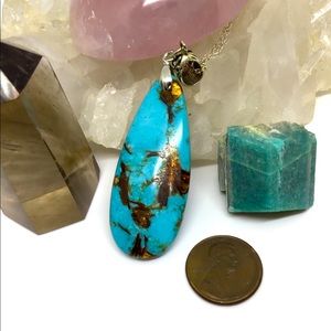 Copper and Turquoise necklace